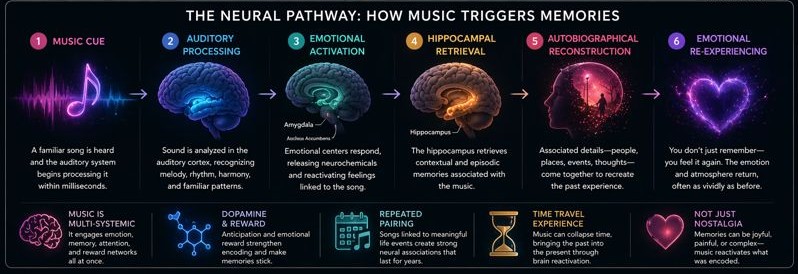 Music memory process diagram